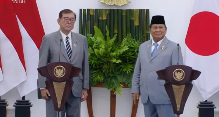 Prabowo Subianto Terima Kunjungan PM Jepang di Istana Bogor
