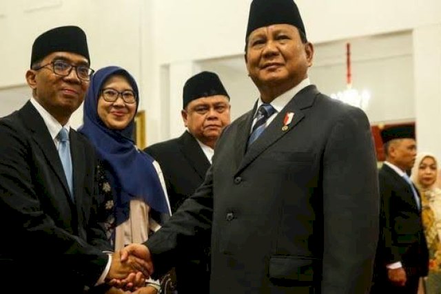 Presiden Prabowo Lantik Enam Pejabat Negara di Jakarta