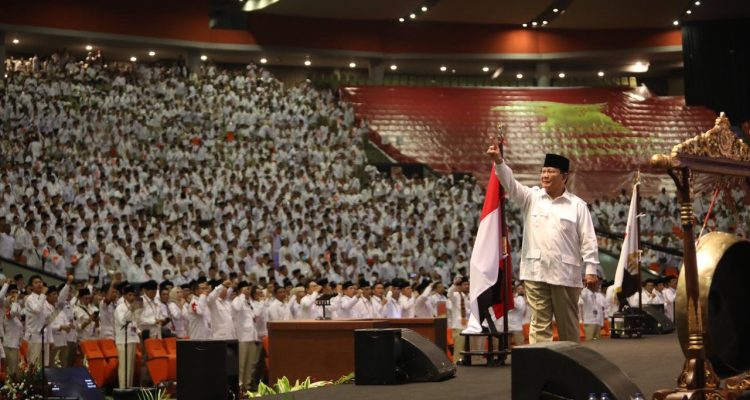 HUT ke-17 Partai Gerindra, Prabowo Jawab Kritikan Kabinet Gemuk : Yang Penting Hasilnya !