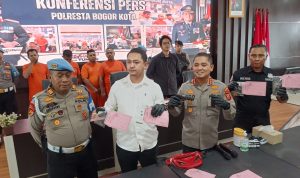 Kurang dari 24 Jam, Polresta Bogor Kota Ringkus 4 Pelaku Penembakan