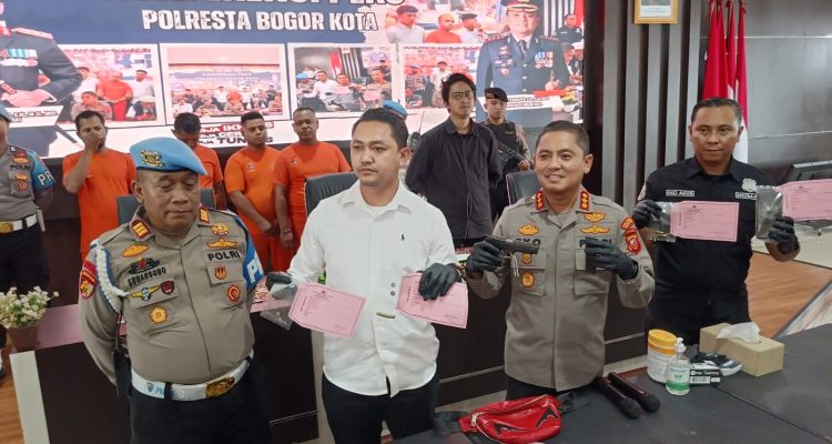 Kurang dari 24 Jam, Polresta Bogor Kota Ringkus 4 Pelaku Penembakan