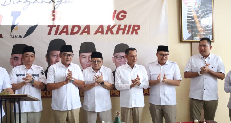 HUT Ke-17 Partai Gerindra : Iwan Setiawan Ajak Kader Sukseskan Program Bupati Bogor Terpilih