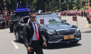Tiba di Istana Bogor, Presiden Turki Tayyip Erdogan Disambut Meriam dan Pasukan Kuda