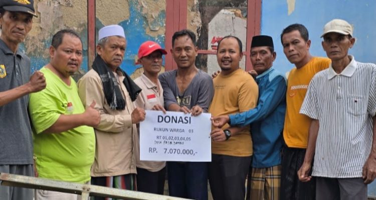 Aksi Peduli Warga Pasir Jambu Lebak, Galang Dana untuk Korban Kebakaran