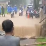 Jembatan di Jalan Citeureup- Sukamakmur Amblas, Pengendara Tak Bisa Melintas