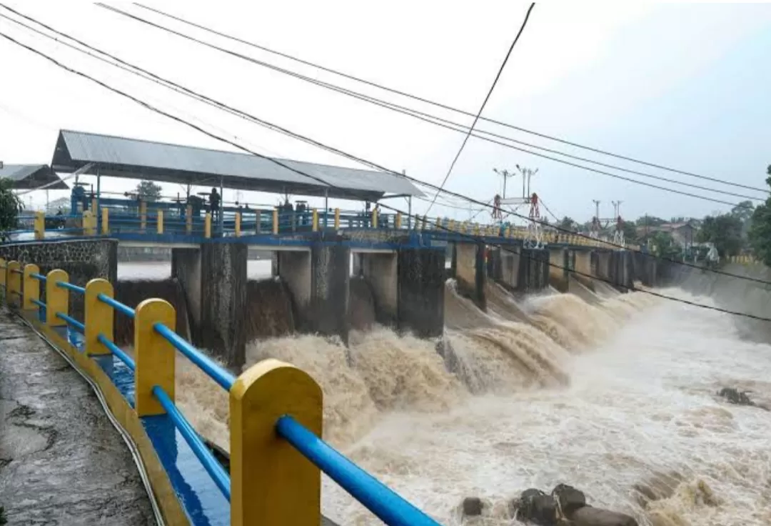 Bendung Katulampa Bogor Naik Siaga 2, Warga dihimbau Waspada