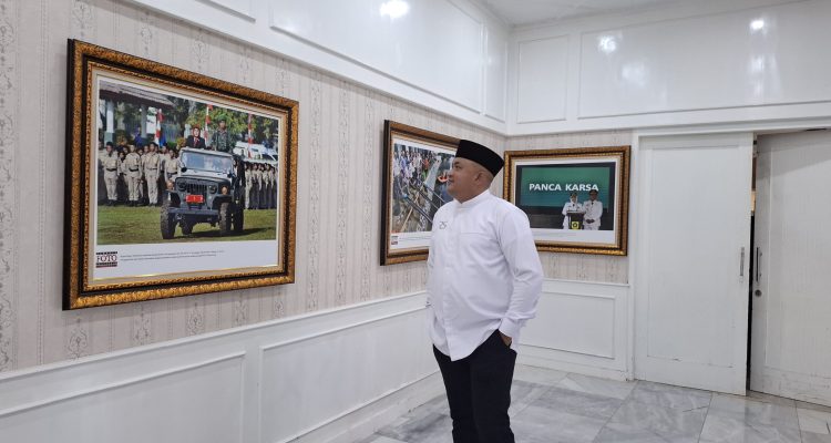 PFI Bogor Pamerkan Foto Jejak Kepemimpinan Bupati Bogor di acara Open House Idul Fitri