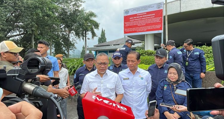 Penyegelan di Kawasan Puncak, Zulhas : Lindungi Lingkungan untuk Swasembada Pangan