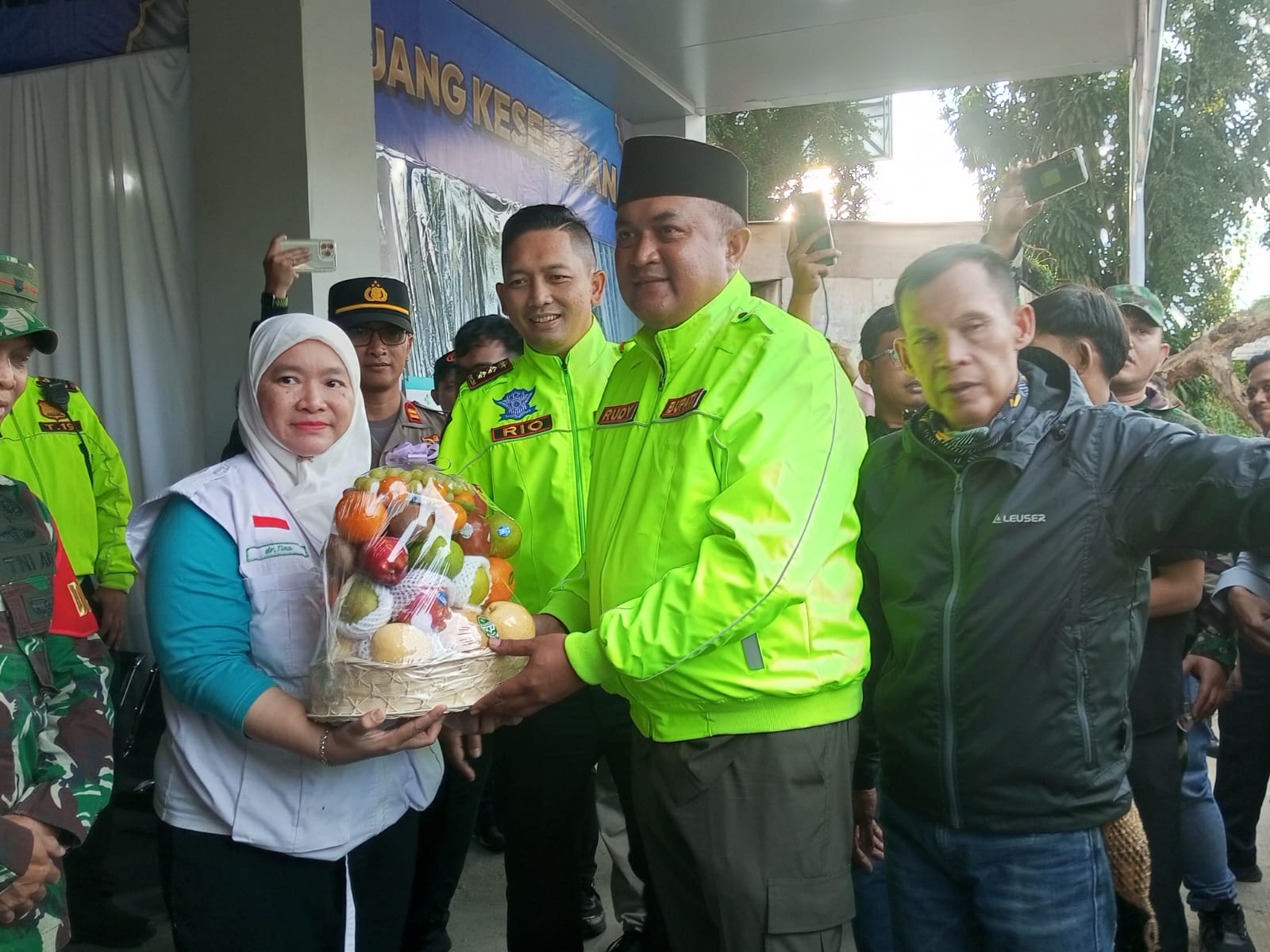 Bupati Bogor Rudy Susmanto Tinjau Tiga Posko Keamanan Jelang Lebaran