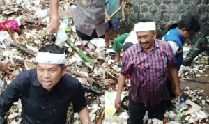 Dedi Mulyani Terjun Langsung ke Sungai Cipalabuhan Pelabuhan Ratu Sukabumi