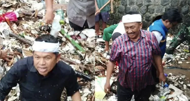Dedi Mulyani Terjun Langsung ke Sungai Cipalabuhan Pelabuhan Ratu Sukabumi