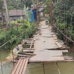 Jembatan Gantung Desa Citorel Kidul Alami Kerusakan, Pemprov Banten Segera Lakukan Perbaikan