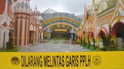 Kementerian LH Segel 33 Wisata dan Bangunan yang Melanggar Aturan di Puncak Bogor