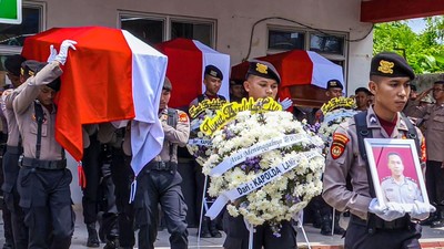 Autopsi 3 Jenazah Polisi Lampung: Luka di Mata, Bibir hingga Dada