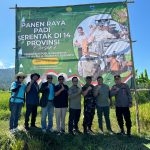 Yayasan Bhakti Bela Negara Ikut Panen Raya Bareng Presiden : Kembangkan Tamanan Padi Secara Organik