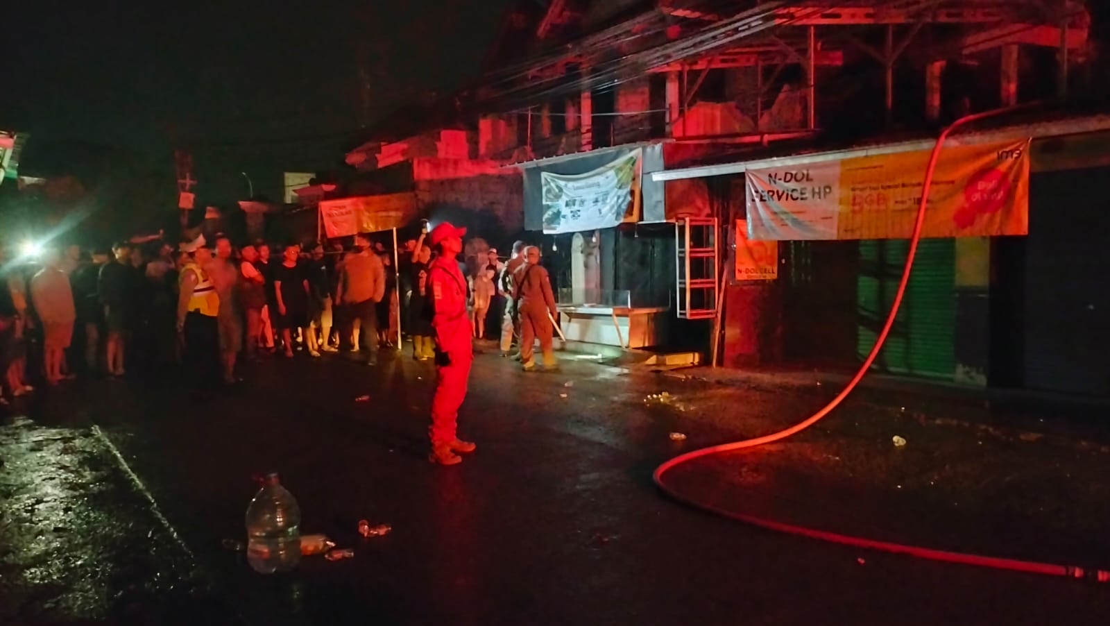 Ini Penyebab Kebakaran Toko Petasan Didekat Pasar Leuwilang