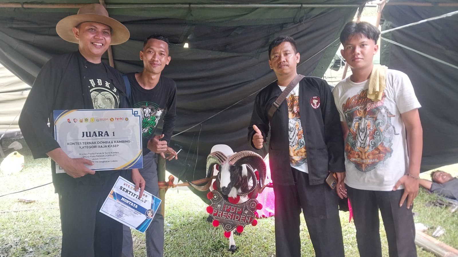 Kisah Asep dan Domba Montaya : Dirawat Sejak Kecil, Bakal Dijual 50 Juta