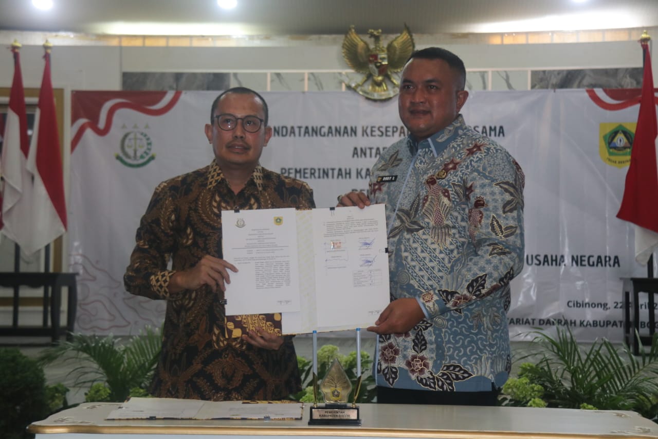 Cegah Korupsi, Pemkab Bogor dan Kejari tandatangan MoU